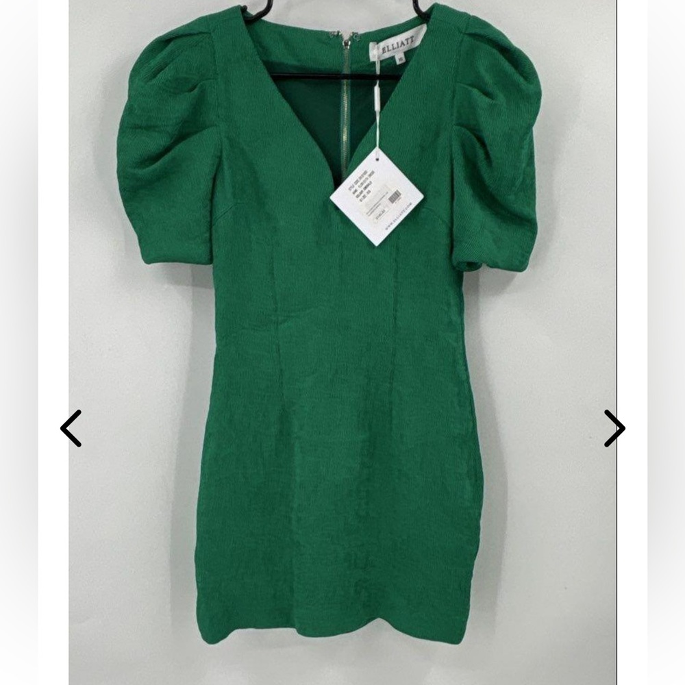 Elliatt Floridita Mini Dress Emerald Size XS